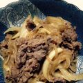 ふたふたば's cooksnap of when they made 牛皿.