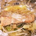 レオマン's cooksnap of when they made 鮭のホイル焼き☆味噌バター.