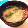 Tsubarun's cooksnap of when they made 豆腐と長葱の味噌汁.