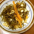 減塩パパ's cooksnap of when they made 刻み昆布と油揚げの煮物.