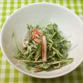 いなかのしろうさぎ's cooksnap of when they made 超簡単！水菜とかにかまのサラダ.