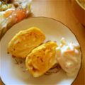 モコ119's cooksnap of when they made ❀お弁当に!油揚げ＆葱の卵焼き❀.