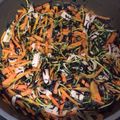 すずき☆'s cooksnap of when they made ひじきと人参と豆苗の胡麻味噌マヨサラダ.