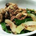 ロクキュウ's cooksnap of when they made 牛ミンチと残り野菜の味噌オイ炒めは.
