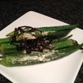 didiko's cooksnap of when they made オクラの塩昆布炒め.