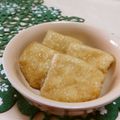 赤い電話's cooksnap of when they made 3分で油揚げの甘辛煮.