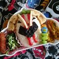 Ｈitomama's cooksnap of when they made キャラ弁 仮面ライダーマッハ ★改良版★.