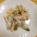 せつみか's cooksnap of when they made スナップエンドウとパプリカのサラダ.