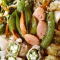 せつみか's cooksnap of when they made スナップえんどうのガーリック炒め＊*.