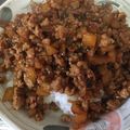 りゅうゆきママ's cooksnap of when they made カクテキで♪ピリ辛肉そぼろ☆.