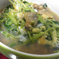 めぐ1's cooksnap of when they made 豆苗とあさりの玉子とじ☆.