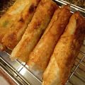 1035's cooksnap of when they made アボカドとチキンの春巻き.
