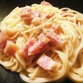 喜らり's cooksnap of when they made ランチに…全卵で簡単カルボナーラ♡.