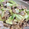 近藤家の食卓's cooksnap of when they made 簡単♥豚肉とキャベツのガーリックマヨ炒め.