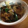 ちべせん's cooksnap of when they made お弁当にも！塩麹ｄｅニラ新玉ねぎの卵とじ.