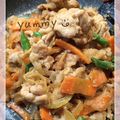 でぃーぼ's cooksnap of when they made 豚こまとにんじんのごま味噌炒め.