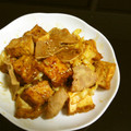 オイゼビウス's cooksnap of when they made 素早く簡単 豚肉と厚揚げ炒め.