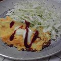 kmukuchap's cooksnap of when they made 居酒屋さんの♪変わり納豆オムレツ.