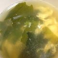せつせつせつ's cooksnap of when they made 玉子とワカメのスープ.