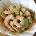 iketa's cooksnap of when they made アボカドとエビのバルサミコマヨサラダ.