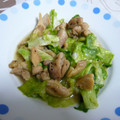 ✿ひな✿'s cooksnap of when they made しゃきしゃきレタスと鶏肉の炒め物♪.