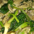 ぽん☆ちょこ's cooksnap of when they made 簡単*＊ほうれん草ときのこのソテー*＊.