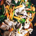 クックCBCHVQ☆'s cooksnap of when they made 小松菜と豚肉のごま味噌炒め♪.