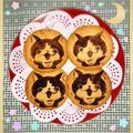 ３匹の大ぶたママ's cooksnap of when they made 大喜び！ステンシルで妖怪ウォッチクッキー.