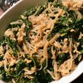 みぃこかあちゃん's cooksnap of when they made ★あと一品♪大根の葉と糸こんにゃく炒め.