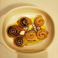 ★☆ふくちゃん☆★'s cooksnap of when they made 冷凍パイシートで簡単♪かわいいクルクル☆.
