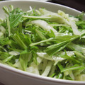 ぐまちん's cooksnap of when they made 大根と水菜のぴりっとサラダ.