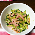 ami5153's cooksnap of when they made きゅうりとハムの中華和え.