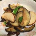 ぽこチャン's cooksnap of when they made 茄子とかまぼこの味ポン炒め.