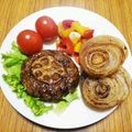 MonmonCafe's cooksnap of when they made ★もっちもち♪ベジバーグ風蓮根餅★.