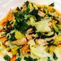 ぷーさん's cooksnap of when they made せせりとニラキャベツ焼き.