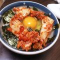 ayaakari's cooksnap of when they made ビビンバ風キムチTKG.