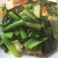 ☆mew☆'s cooksnap of when they made 小松菜と厚揚げのピリ辛炒め.