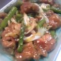 hinaたん's cooksnap of when they made アスパラガスと鶏肉のカレー炒め.