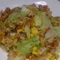 matsutama's cooksnap of when they made 鮭とレタスとコーンの炒飯.
