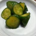 やや焼's cooksnap of when they made あっさりおつまみ★ピリ辛きゅうり.