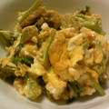 koto72's cooksnap of when they made 大根葉の旨甘辛たまごとじ.