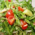 豆と麦's cooksnap of when they made わさび菜のピリ辛さっぱりサラダ.