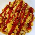 Toooom106's cooksnap of when they made キャベツとベーコンと卵の炒め物.