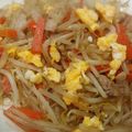豆と麦's cooksnap of when they made 春雨入り☆　もやしと豚の炒めもの.