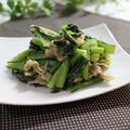 まろんかふぇ's cooksnap of when they made 豚肉と小松菜の辛子味噌和え.