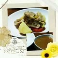chiho720's cooksnap of when they made 鶏肉の♡酒蒸し♡～胡麻味噌～.