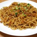 まゆみ母ちゃん's cooksnap of when they made そぼろ納豆ソース焼きそば.
