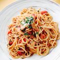 ｙｏｋｋｙｕｎ's cooksnap of when they made トマトとバジルのスパゲティ.