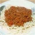 とまと01's cooksnap of when they made 濃厚簡単★ミートソーススパゲティ.