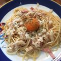 kuni43's cooksnap of when they made タケノコスパゲティー.